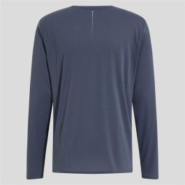 Camiseta de Manga Larga Hombre Odlo Neck L/S Zeroweight Chill-T Azul