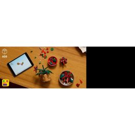 LEGO 10370 Icons Flor de Pascua, Juego de Construcción Botánico, 608 Piezas, 18+ Años