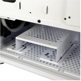 LC-Power 802W RGB Midi Tower PC Gaming Blanco, compatible ATX/Micro ATX/Mini-ITX, con RGB y Panel Vidrio Templado