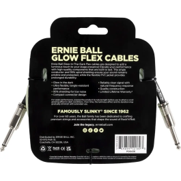 Ernieball Cable Instrumento Flex Jack-Jack Ss 3 M Fosforescente