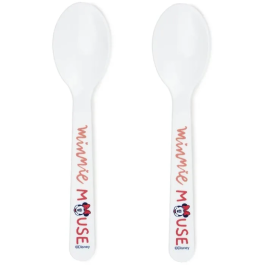 Thermobaby Set de 2 Cucharas con Estuche de Transporte Minnie Collector AAALK15426