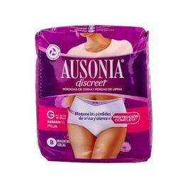 Ausonia Discreet Braguitas Absorbentes Pants Plus Talla Grande 8 unidades para pérdidas abundantes Precio: 11.4999995. SKU: S0585904