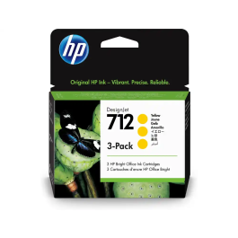 HP 712 Cartucho de Tinta Amarillo Diseño 3 Unidades para Impresora DesignJet T210 T230 T250 T630 T650 Precio: 85.49999997. SKU: S7716100