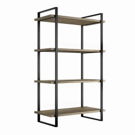 Emuca Kit de estantería Lader con estructura y estantes, altura 1150mm, Acero, Pintado negro y Madera Emuca Kit de estantería Lader con estructura y estantes, altura 1150mm, Acero, Pintado negro y Madera Precio: 170.89000005. SKU: B13XQRXFQ5