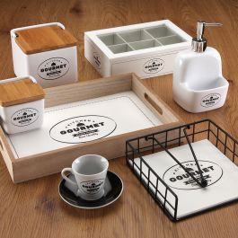 Set 6 Tazas Cafe Con Plato Gourmet Versa 5CM (2 Unidades) Set 6 Tazas Cafe Con Plato Gourmet Versa 5CM (2 Unidades)