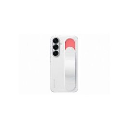Samsung Standing Grip Case para Galaxy S25, Funda con Soporte Antideslizante, Blanco