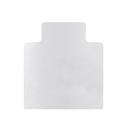 Q-connect Alfombrilla Protectora de Suelo PVC para Sillas de Oficina, Transparente, 1150x1340 mm, Grosor 2 mm