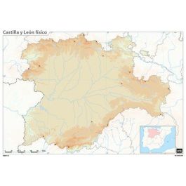 Mapa Mudo Erik Color Fisico Castilla Y Leon 50 unidades Precio: 5.79000032. SKU: B12RSTPYL8