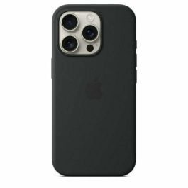 Apple iPhone 16 Pro Funda de silicona con MagSafe Negro