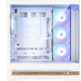 Zalman P40 NAMU WHITE Midi Tower PC Blanco ATX/Micro-ATX/Mini-ITX, Ventiladores Preinstalados, USB 3.2 Gen 1/Gen 2