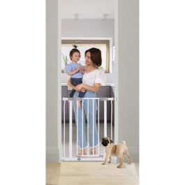 Barrera de seguridad - DREAMBABY - AVA - Montada a presión - 61-68 x 76 cm - Doble cierre - Blanco Barrera de seguridad - DREAMBABY - AVA - Montada a presión - 61-68 x 76 cm - Doble cierre - Blanco