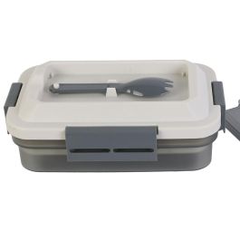 Cook Concept Fiambrera Con Compartimentos Y Tenedor 1.2L Rectangular Apta Microondas