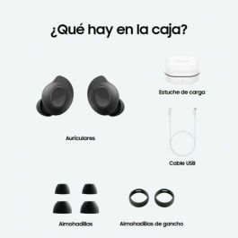 Samsung SM-R400NZAAEUC Auriculares Inalámbricos Galaxy Buds FE con ANC, Batería hasta 30h y Estuche de Carga - Grises y Blancos
