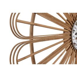DKD Home Decor Decoracion Pared 1.5 x 73 x 73 cm Marron Blanco Bambu Mdf