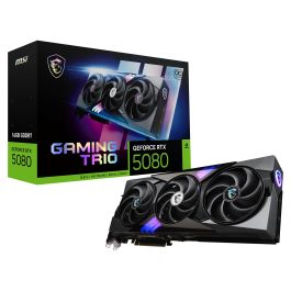 MSI RTX 5080 16GB GDDR7 Gaming Trio OC Tarjeta Gráfica con 3 Ventiladores Precio: 1585.79000008. SKU: B18PPVJBR9