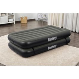 Bestway Cama 3 en 1 Airbed Tritech Connect and Rest - Camas Individuales, Elevada, King Size - 188 x 99 x 25 cm