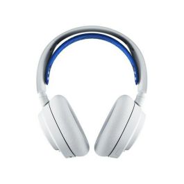 Steelseries ARCTIS NOVA 7P WHITE Auriculares Inalámbrico Diadema Juego Bluetooth Azul, Blanco