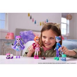 Mattel Muñeca Enchantimals 15 cm - Modelos Surtidos con Mascota, Juguete para Niñas 3+ Años