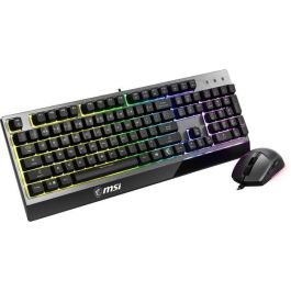 MSI Vigor GK30 Combo Teclado y Ratón Gaming RGB con Interruptores de Émbolo y Sensor Óptico PMW 3325
