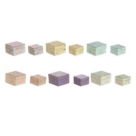 Joyero Indio DKD Home Decor Multicolor 10 x 6 x 10 cm Set de 2 (6 Unidades) Precio: 50.49999977. SKU: B1HWLR7BQP