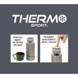 Termo Inox Mate 500 ml con Taza - Thermosport (8 Unidades) Termo Inox Mate 500 ml con Taza - Thermosport (8 Unidades)