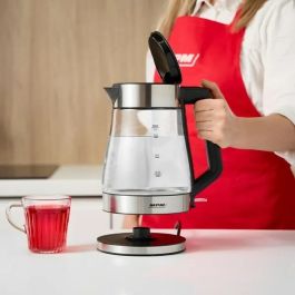 Hervidor Mpm MCZ-122 Negro Gris Vidrio Acero Inoxidable 2200 W 1,7 L