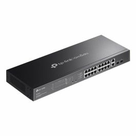 TP-Link Omada ES220GMP Switch Gestionado L2 Gigabit Ethernet 18 Puertos RJ-45 con PoE+ (250W) 2 Ranuras SFP Montaje en Rack Negro