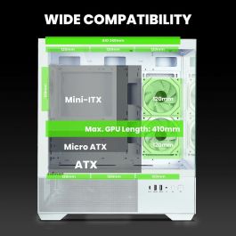 Zalman CHRONIX WHITE Caja PC Midi Tower Blanco