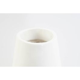 DKD Home Decor Jarrón Moderno Blanco Abstracto Mujer Resina 30 x 30 x 94 cm
