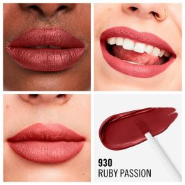 Rimmel London LASTING MEGA MATTE liquid lip colour #930-ruby passion Labial Líquido Mate Duradero 7,4 ml