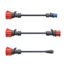 go-e Gemini flex 22 kW Set (16 A doméstico, azul, rojo) - Adaptador para CEE rojo 16 A, CEE azul 16 A y enchufe doméstico Precio: 112.59000027. SKU: B1HRAT7ADQ