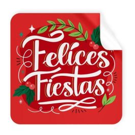 Etiquetas Regalo Adh. Rollo 250 Uds. Cuadradas 40X40 Navidad Felices Fiestas Rojo Precio: 13.50000025. SKU: B16439GC4F