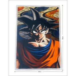 Dragon Ball DRA3700891706292 Manta Sherpa Goku, diseño de Dragon Ball Z, 100 x 150 cm