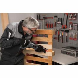 Powerplus Sierra de sierra POWE30030 710W con accesorios, mango giratorio, capacidad de corte 115mm