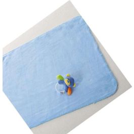 Set caja +manta coralina 100 x 75 cm + sonajero oso 16cm Set caja +manta coralina 100 x 75 cm + sonajero oso 16cm