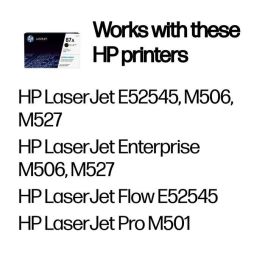 HP Toner LaserJet Enterprise M501/506dn/M527 Negro 87A 9.000 paginas Precio: 280.59000002. SKU: S8409787