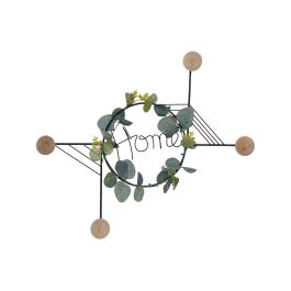 DKD Home Decor Perchero de Pared Metálico Negro Natural 43x4.5x36 cm Precio: 4.0656. SKU: S3016388