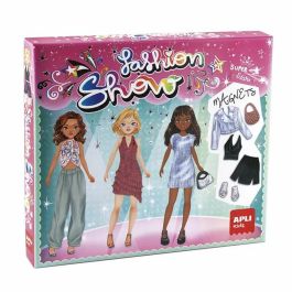 Juego magnetico fashion show 42 pzas. crea tus propios looks como una diseñadora 30x3,5x28 cm