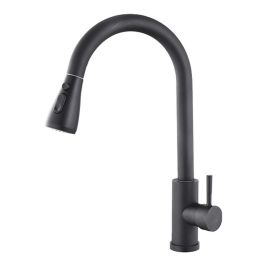 Grifo Monomando Fontastock Negro Acero Inoxidable Cerámico Forma de C Grifo Monomando Fontastock Negro Acero Inoxidable Cerámico Forma de C Precio: 74.50000008. SKU: B14N9YM2PZ
