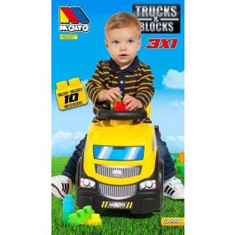 Correpasillos camion con 10 blocks 89 cm Correpasillos camion con 10 blocks 89 cm