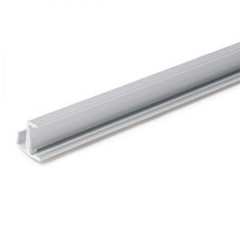 Perfíl Aluminio para Tira LED Estanterías Cristal 6Mm x 1M