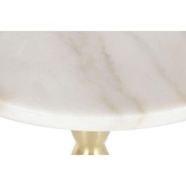 Mesa auxiliar Home ESPRIT Blanco Dorado 41 x 41 x 57 cm