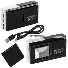 Adler Radio digital AD 1908 PLL FM Bluetooth 5.0, sintonización avanzada, 12,5 x 3 x 7 cm