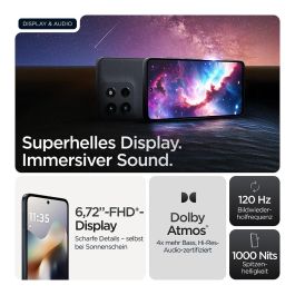 Smartphone Motorola PB7Y0043SE 6,72" Octa Core 8 GB RAM 256 GB Negro