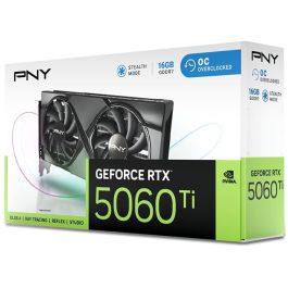 PNY RTX 5060 TI 16GB VERTO OC Dual Fan GDDR7 Tarjeta Gráfica