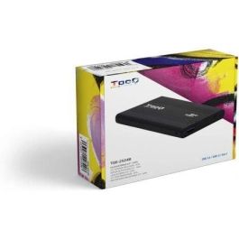 TooQ TQE-2524B Caja Externa para Disco Duro 2.5" USB 3.1 Gen 1 (5 Gbps) 4TB SATA III UASP Aluminio Negro TooQ TQE-2524B Caja Externa para Disco Duro 2.5" USB 3.1 Gen 1 (5 Gbps) 4TB SATA III UASP Aluminio Negro