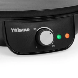 Tristar Crepera BP-2637 con Plancha Antiadherente Ø30cm y 1000W de Potencia, Ideal para Tortitas y Crepes en la Mesa