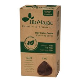 Biomagic, Keratin & Argan Oil, Tinte permanente para el cabello, 5.03 , 250 ml *Probador Precio: 18.49999976. SKU: B164EL84E5