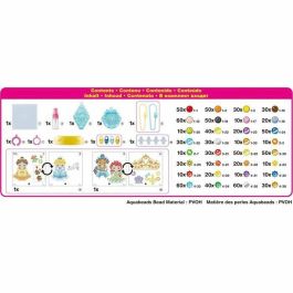 Aquabeads AQU5054131319970 Kit de Accesorios Princesas Disney con Perlas que se Adhieren con Agua