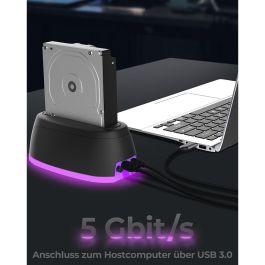 ICY BOX Docking Station para Discos Duros SATA 2.5" & 3.5" con USB 3.0